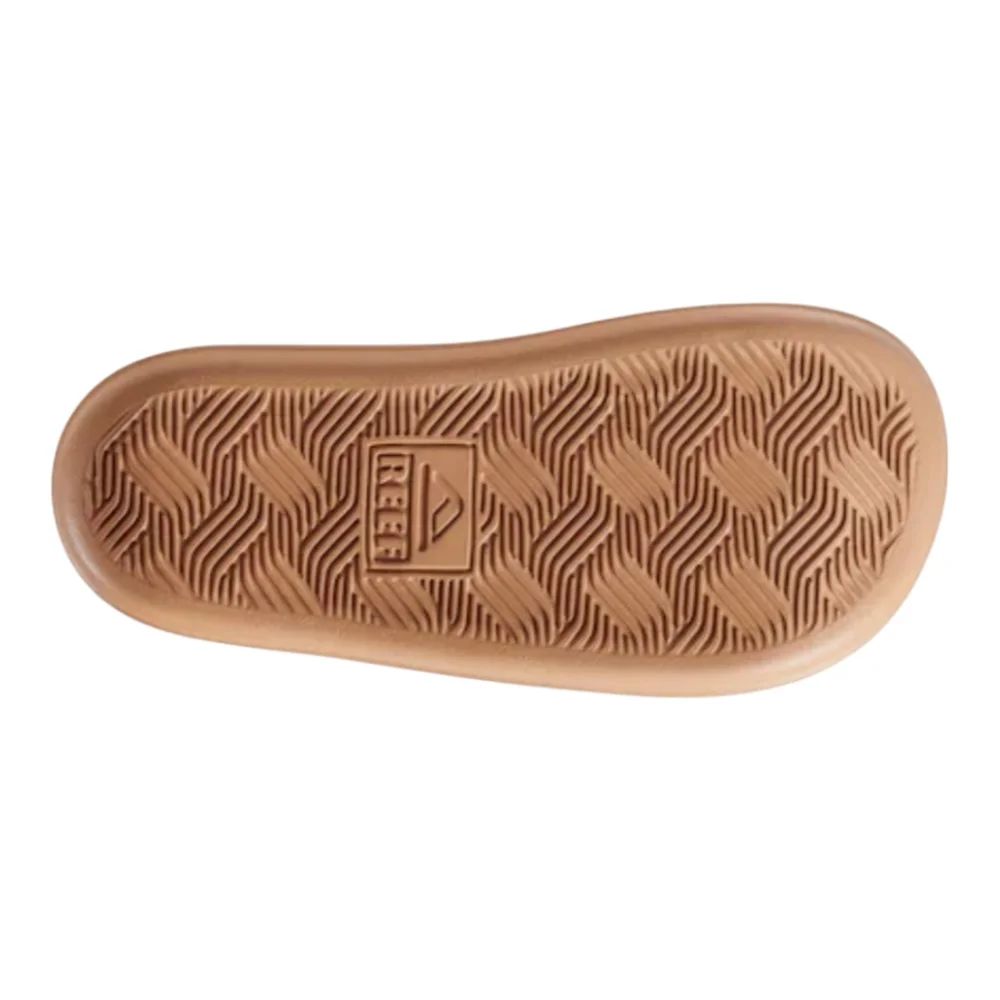 Reef Women's Tan Double-Strap Slide Sandals